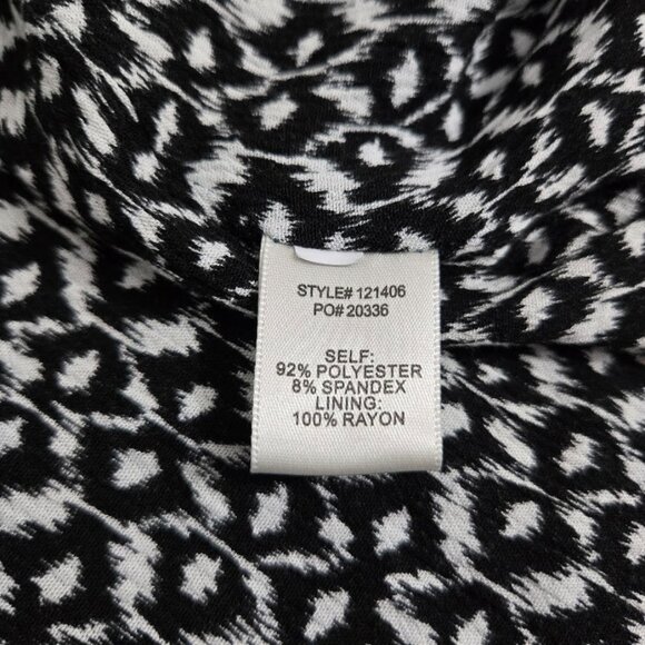 Skies Are Blue Raja Collarless Blazer Sz 2X Teal Open Career 3/4 Ruched Sleeves - Picture 8 of 10